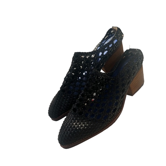 Jeffrey Campbell Havana Last woven leather mule - Picture 2 of 3